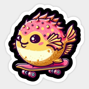 Puffer Fish Sticker